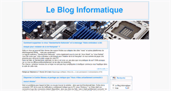 Desktop Screenshot of lebloginformatique.com