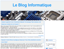 Tablet Screenshot of lebloginformatique.com